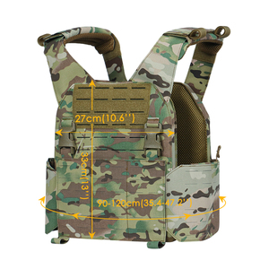 เสื้อกั๊กกลางแจ้ง Artex Tactical สำหรับผู้ชาย ทำจากไนลอน 1000D แบบปลดเร็ว ตัดด้วยเลเซอร์ น้ำหนักเบา - Product Image 2