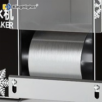 Machine à Glaçons Flocons de Neige 4 Saveurs 120KG/Jour, Machine à Bingsu Coréen 220V 110V, Machine à Neige Comestible pour Professionnels