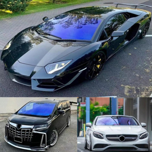 3m tắc kè hoa màu tím xe Tint màng ánh sáng màu xanh cửa sổ phim phong cách cửa sổ Sticker - Product Image 4