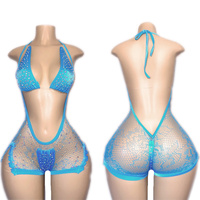 Vêtements de danse exotiques en gros, tenue de strip-teaseuse, vêtements de danse sexy pour filles avec strass, vêtements de danse exotiques