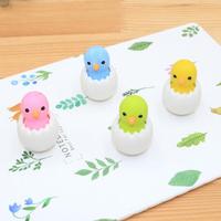 Borrador Creativo con Forma de Huevo de Gallina, Material Escolar para Estudiantes