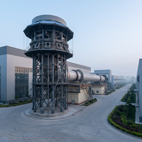 Four rotatif métallurgique Honeke 3.8x58m à haut rendement énergétique avec boîte de vitesses et roulement pour le traitement des minerais et l'usine de fusion des métaux 330kW