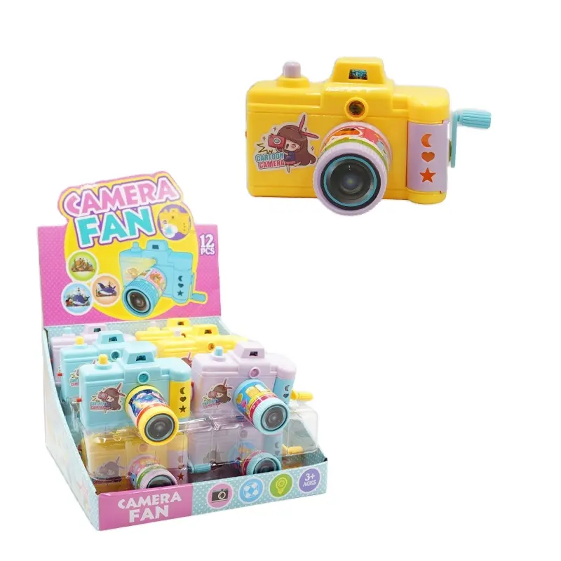 Hot Selling Nieuwe Snoep Speelgoed Projector Camera Met Ventilator Functie Spelen Het dan Laten Zien De Foto Zo Interessant Speelgoed Snoep