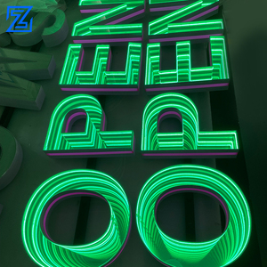 Custom Infinite Mirror Led Number Lights <strong>Neon</strong> Infinity Mirror Infinity Mirror Wall <strong>Sign</strong> for bar - Product Image 3