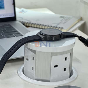 Tùy chỉnh 3-outlet PVC Nhôm Nhà Bếp bảng Ổ cắm điện <span class=keywords><strong>pop</strong></span>-up Máy tính để bàn sạc không dây Anh cắm tiêu chuẩn đánh giá 16A IP44 cấp - Product Image 6