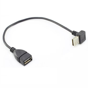 สายเคเบิล USB แบบงอ ตัวผู้-ตัวเมีย สำหรับเชื่อมต่อ OTG แบบมุมฉาก สายต่อขยายอะแดปเตอร์ USB 2.0 แบบขึ้นลง - Product Image 3