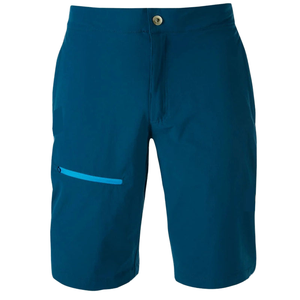 Shorts Bermuda Homme Bleu Uni Séchage Rapide 100% Coton Taille Mi-Haute avec Braguette Zippée et Poches Latérales Coupe Décontractée - Product Image 1
