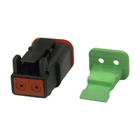 2‑poliges spritzgegossenes abgedichtetes Automobil‑Steckverbinder‑Set, wasserdichter Stecker und Buchse für Kabelverbindungen