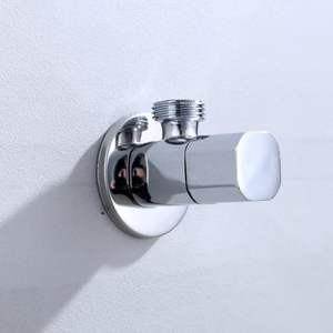 Vente directe d'usine, prix bas, robinet d'angle universel en laiton carré, écologique, pour eau froide et chaude, finition chromée - Product Image 4