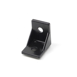 1008 30*40 3040A Support d'angle intérieur métallique à 2 trous M8, support d'angle en fer à 90 degrés pour montage mural, pour profilé en aluminium - Product Image 2