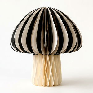 Ornement en papier imperméable en forme de champignon pour bébé, fabriqué à la machine, découpé au laser, électroplaqué, de haute qualité, décoration suspendue moderne, cadeau artisanal - Product Image 1