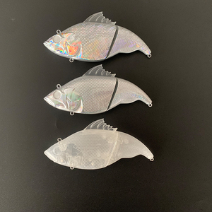 Tiny 7.5cm 13g 2 Joints <span class=keywords><strong>Vatalion</strong></span> Swimbait non peint Swimbait Megass avec 3 billes de roulement à l'intérieur - Product Image 6