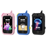 Teléfono Inteligente 4G para Niños con Videollamadas, Ranura para Tarjeta SIM, SOS, WIFI+LBS, Control Parental, Resistente al Agua
