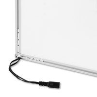 Kotak lampu Ultra tipis kaca tempered LED A3 bingkai jepret cerah ramping bingkai poster Aluminium led kotak lampu tanda iklan