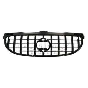 Haosheng voiture <span class=keywords><strong>Piano</strong></span> noir pare-chocs avant évents Grill Chrome Grille pour Benz Smart W453 Forfour 4 portes/Fortwo 2 portes 2015-2019 - Product Image 3