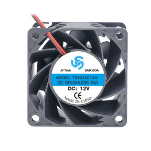 Ventilador de alta velocidade 6000 RPM 60mm Refrigeração Eficiente do Refrigerador do Fluxo Axial 6038 Brushless EC Blower Electric DC 12V 24V Plástico OEM/ODM - Product Image 2