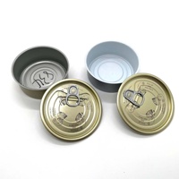 Boîte de conserve ronde en métal, fabricant de boîtes de conserve, vente en gros de boîtes de conserve en fer blanc vides avec couvercles pour la mise en conserve de thon et d'aliments