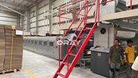 Línea de Producción de Cartón Corrugado de 5 Capas Totalmente Automática Oray, 2200 mm, 200 m/min, Línea Corrugadora de Alta Velocidad para Cajas de Cartón