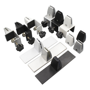 Jin Aoding Aluminum Alloy Screen Clip Adjustable Desk Mount Glass Fixing <b>Clamp</b> For <b>Wooden</b> Board Partition - Product Image 2