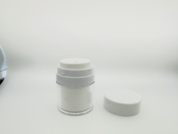 Stoples plastik isi kosmetik kemasan wadah botol kedap udara stoples krim vakum stoples pompa krim