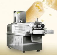 Ligne de production complète d'extrusion de rouleaux de riz, machine de soufflage à double vis pour les snacks Migima