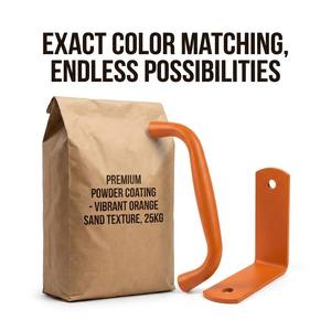 Peinture en poudre époxy polyester résistante aux intempéries RAL 2004, texture sable <span class=keywords><strong>orange</strong></span> vif, pour meubles métalliques d'extérieur - Product Image 1