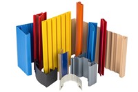 Profilé en PVC extrudé personnalisé résistant aux UV, cadre de fenêtre en UPVC pour bâtiment, design moderne, écologique et durable