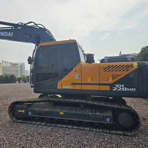 รถขุดไฮดรอลิกฮุนได 220 ตัวถังสีเดิมเกือบสมบูรณ์ พร้อมอุปกรณ์ครบครันสำหรับขาย - Product Image 1