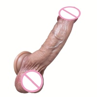 OEM Großhandel Fleisch Teleskop Realistische Dildo Vibrator für Frauen Mastur bator Riesiger Penis Mit Saugnapf Sexspielzeug für Paare