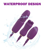 2025 Neuer Klitoris 3-in-1 Multifunktions-Stoß-G-Punkt-Vibrator Stimulator Rose Lila Silikon Wasserdichtes Sexspielzeug Dildo