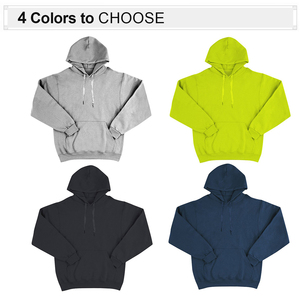 <strong>Custom</strong> Logo Winter Thick Oversized Blank Hoodies Unisex Heavy Weight Cotton Polyester Heavyweight Men's Hoodie - Product Image 2