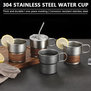 Tazza Termica Sottovuoto in Acciaio Inossidabile 304 per <span class=keywords><strong>Caffè</strong></span>/Birra/Acqua con Cannuccia, Stile Americano, per Campeggio Esterno, Portatile con Coperchio Pieghevole - Vendita Calda - Product Image 6