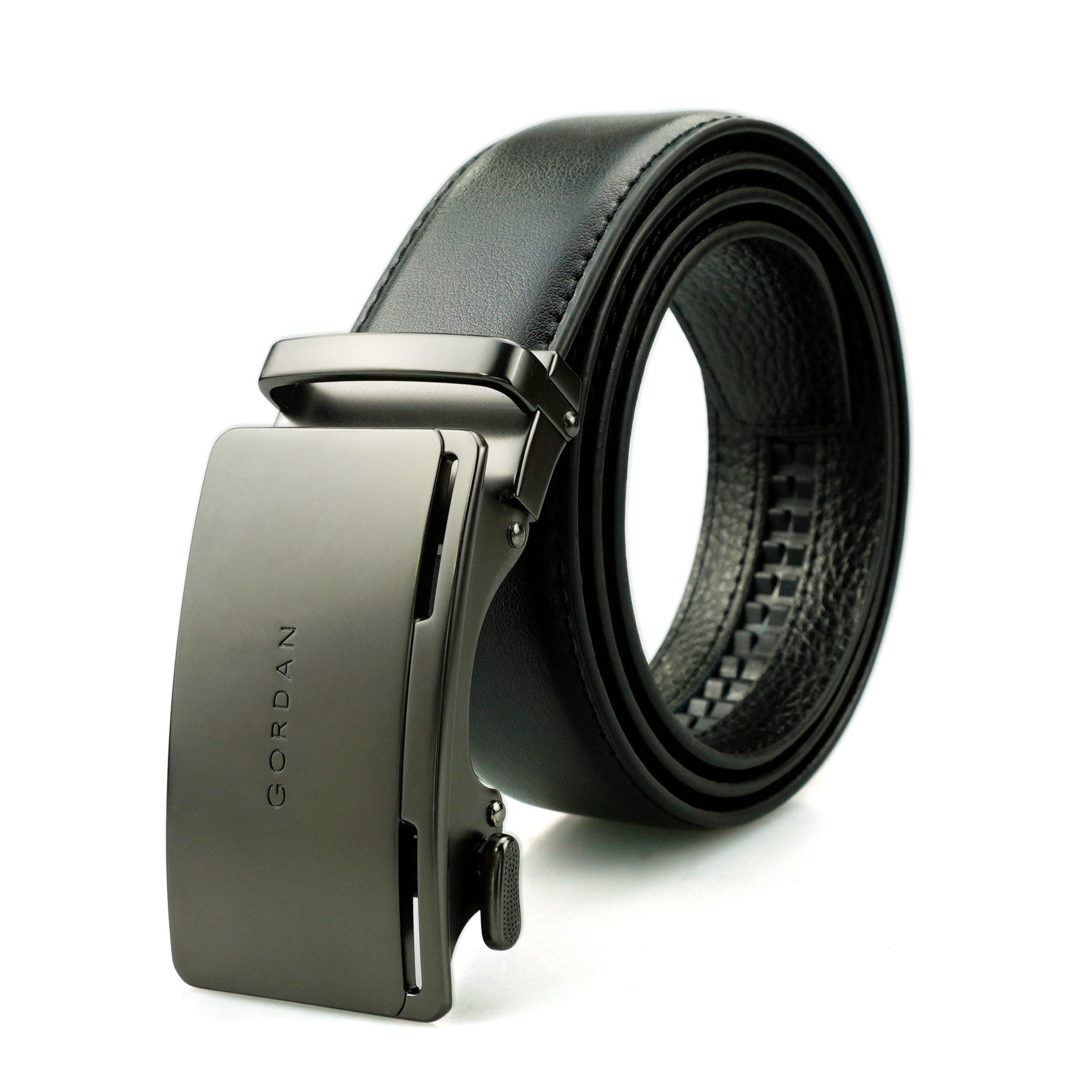 Оптовая Продажа с фабрики, высококачественные кожаные ремни из сплава с лазерным логотипом на заказ с автоматической пряжкой из коровьей кожи для мужчин