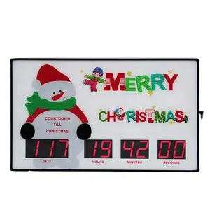 CHEETIE-reloj Digital CP004, pantalla Led grande, hora de día, segundo, 1,8 pulgadas, Navidad, cuenta atrás