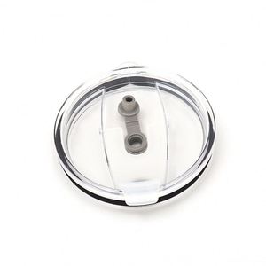 New Design Eco-Friendly <b>Cold</b> Retention Ice Tumbler Lid Transparent Flip Straw Cover Leak-Proof Silicone Port Car <b>Cup</b> - Product Image 1