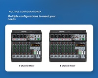 Console de mixage audio BHA M4X 4 canaux avec 99 effets DSP, interface USB, pour DJ, diffusion en direct, performance en soirée, nouvelle arrivée