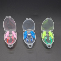 Bouchons d'oreille de Protection du son imperméables et sûrs, pince-nez de natation, bouchons d'oreille en Silicone réutilisables