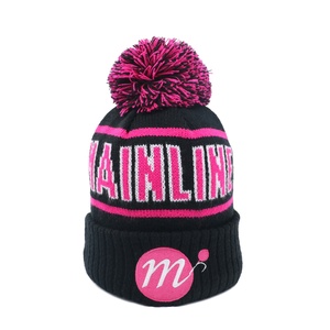 Unisex Winter <b>Hat</b> 3D Embroidery Logo High Quality <b>Pompom</b> Knit Beanie Featuring Camouflage Character Fleece Lining Warm Business - Product Image 3