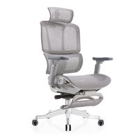 Chaise de bureau ergonomique en gros, chaise d'ordinateur réglable, chaise de visiteur de bureau entièrement en maille pour le travail et le bureau