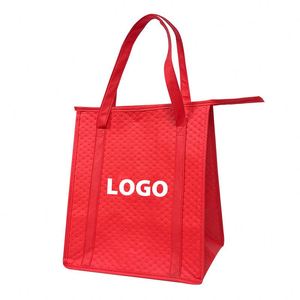Sac isotherme Icom en tissu Oxford recyclé avec roulettes, non tissé, pour 6 packs, sac isotherme pour repas et insuline avec panneau solaire - Product Image 1