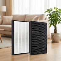 Kit combiné H13 HEPA Carbone en fibres synthétiques pour la purification de l'air des salles d'hôpital, élimination des COV, solution d'achat en gros multi-packs