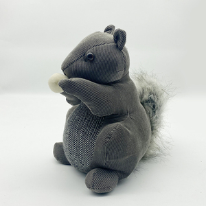 Ardilla de peluche de 23cm, juguete de ardilla de peluche, juguetes de peluche, postura de pie, tapón adhesivo para puerta - Product Image 3