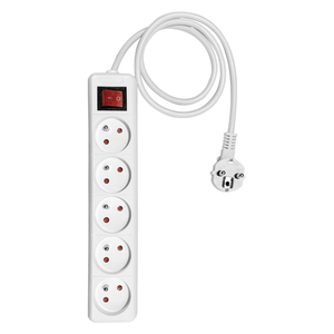 स्विच एक्सटेंशन मल्टी प्लग आउटलेट के साथ स्विच एक्सटेंशन मल्टी प्लग आउटलेट के साथ स्विच 5 आउटलेट एक्सटेंशन पावर सॉकेट - Product Image 2