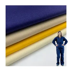 Ronghong OEM ODM High Strength 65 Polyester 35 Cotton Twill Fabric 240GSM Workwear Fabric For Uniforms