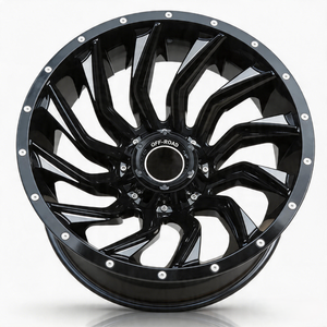 Jantes tout-terrain en alliage coulé robustes 17-20x9.0 ET0 6x139.7 avec rainures antidérapantes pour Hilux Tacoma Ranger Prado - Product Image 3