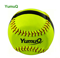 YumuQ Spinner Pitching Trainer Softball avec coutures surélevées, balle d'entraînement pour les joueurs de softball rapide et lent