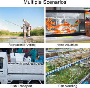 Kit de pompe à air pour aquarium de luxe USB, plastique écologique, mini bulleur, aérateur portable pour aquarium, pierres à air, sacs de bureau - Product Image 3