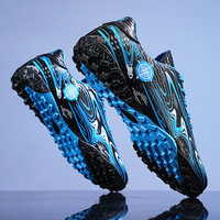 Chaussures de football à crampons longs pour enfants, grande taille, unisexe, tige en PU, doublure en maille, semelle extérieure en caoutchouc, printemps été automne, pour le marché international