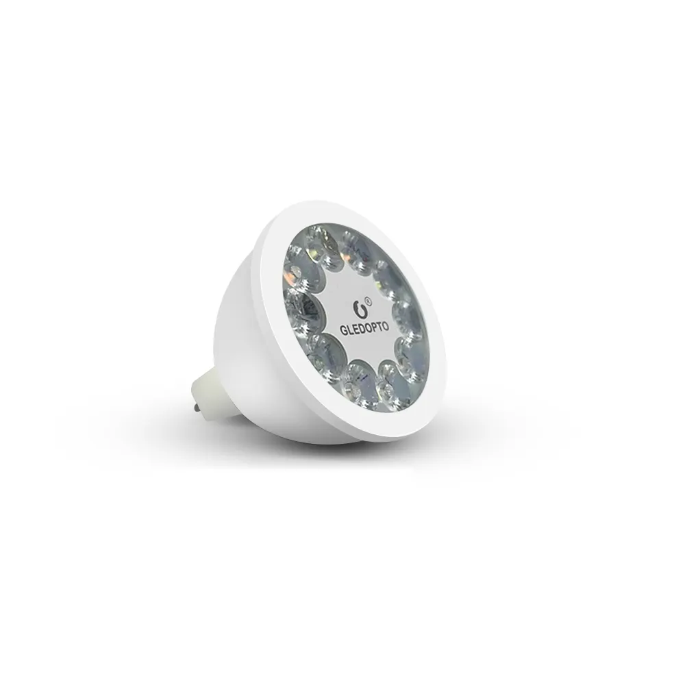 Gledopto 12V smart led bulbs M R16 rgb cct zigbee spot light wireless Alexa voice GU5.3 dimmable led spotlight