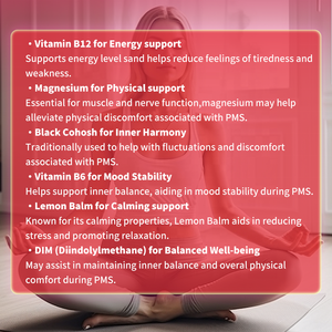 OEM Private Label <b>Menopause</b> Capsule Supplements Black Cohosh Dong Quai PMS Support Supplement - Product Image 3